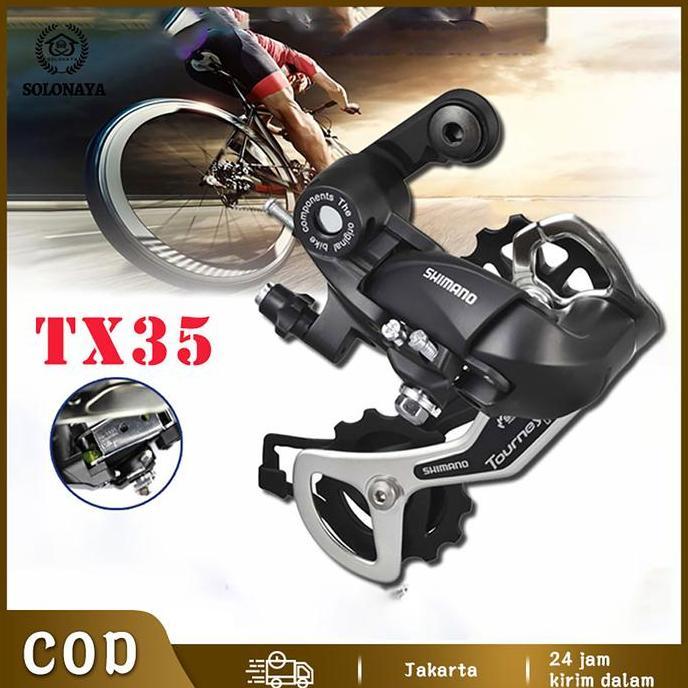 RURI RD Shimano M310 M370 TY300 TX35 Tourney 6/7/8 Speed Rear Derailleur TX 35 Sepeda Lipat MTB Road