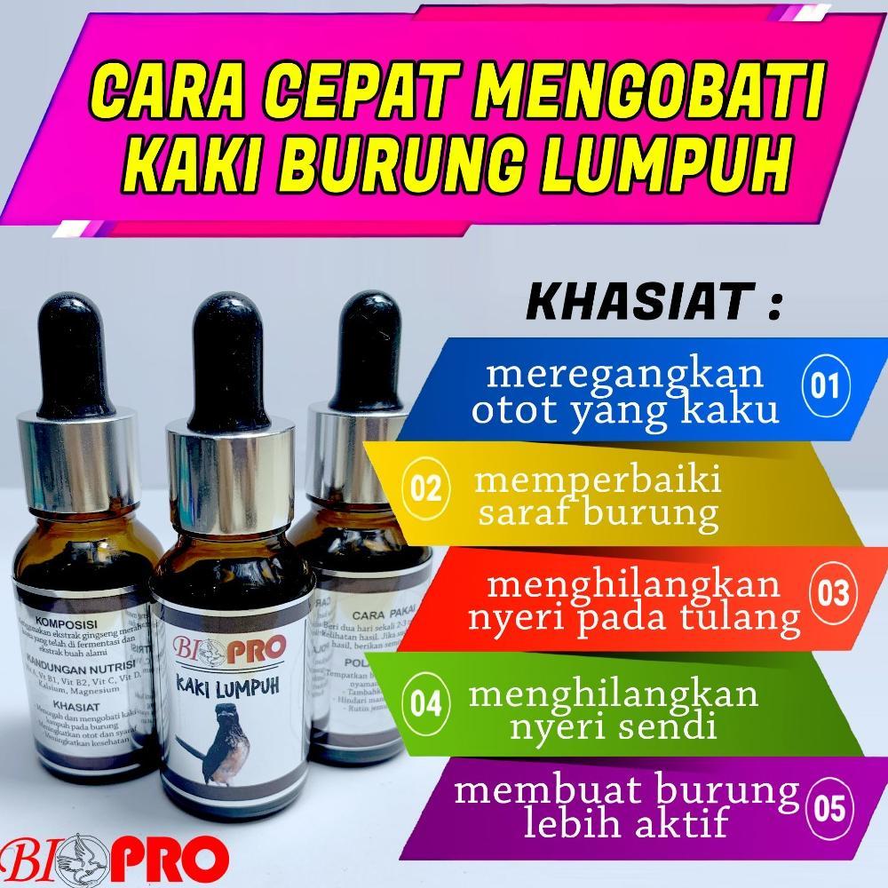 BIOPRO KAKI LUMPUH UNTUK MENGOBATI KAKI LUMPUH SARAF SEMUA BURUNG