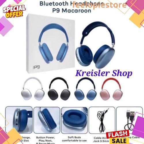 Sale P9 Headset Bluetooth P9 Macaron Headset Classy Headset Wireless