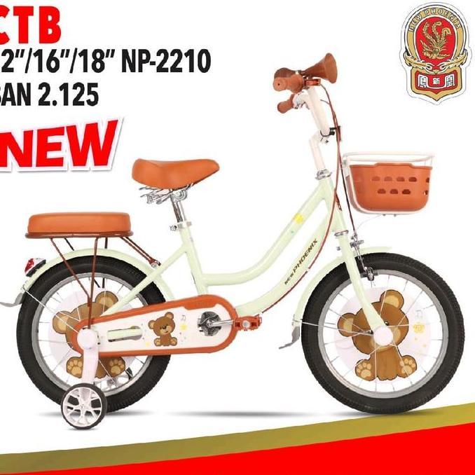 Terbaru Sepeda Anak Perempuan Ukuran18 Usia 6-8 Th/Toko Sepeda