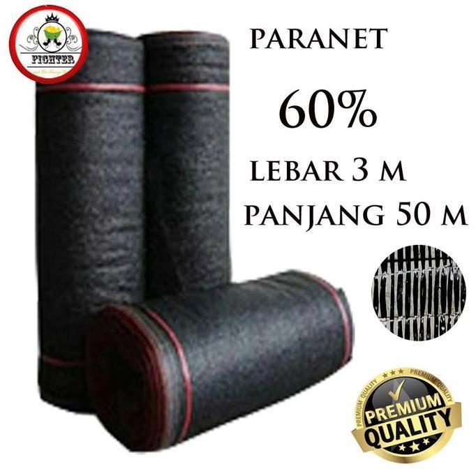 Paranet 60% lebar 3 m Rol / shading net / jaring tanaman Promo Premium