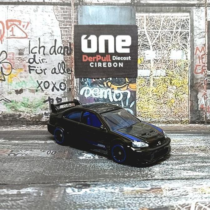 hot wheels Honda civic si hitam blue list New Loose