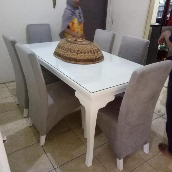 Meja Makan Set 6 Kursi
