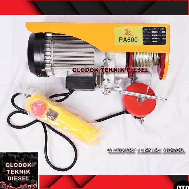 Mini Electric Hoist 600 Kg Takel Listrik Pa 600 A Rope Hoist Pa600
