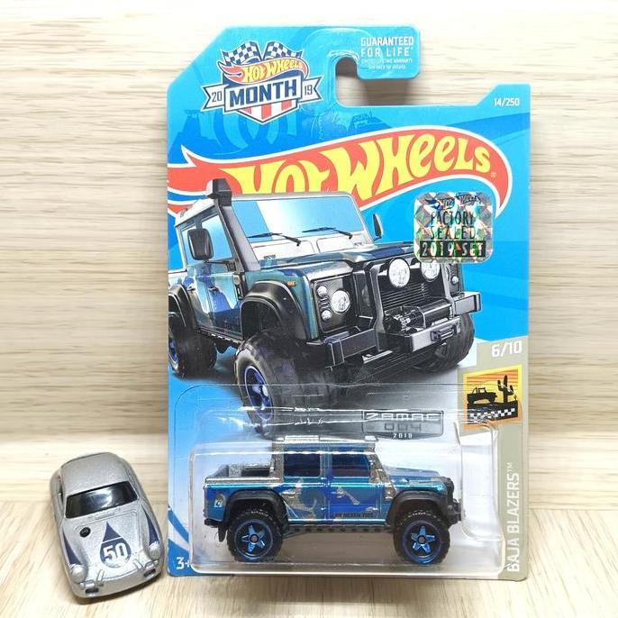 hot wheels 15 land rover defender double cab zamac FS