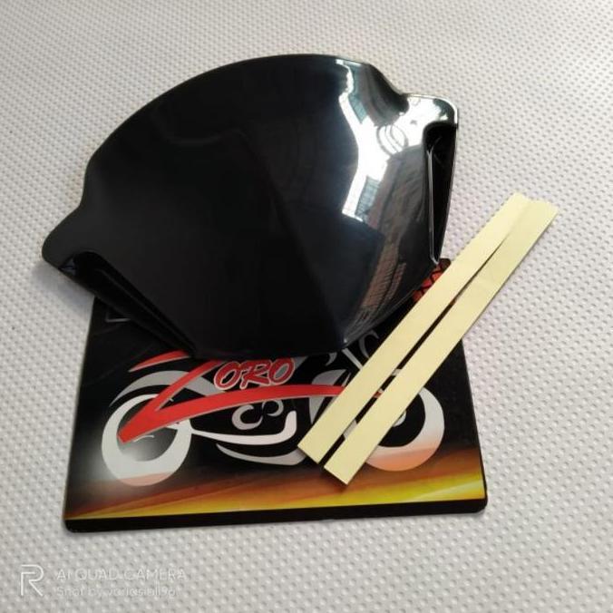 Yaba_Ban9 - Visor Tgp Beat Karbu Windshield Tameng Motor Hitam