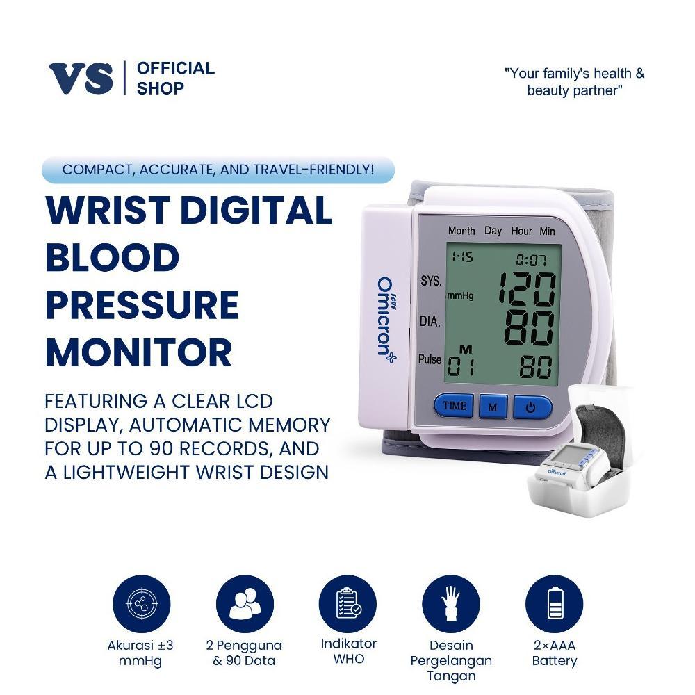 TaffOmicron Tensimeter Digital Pergelangan Tangan CK-102S