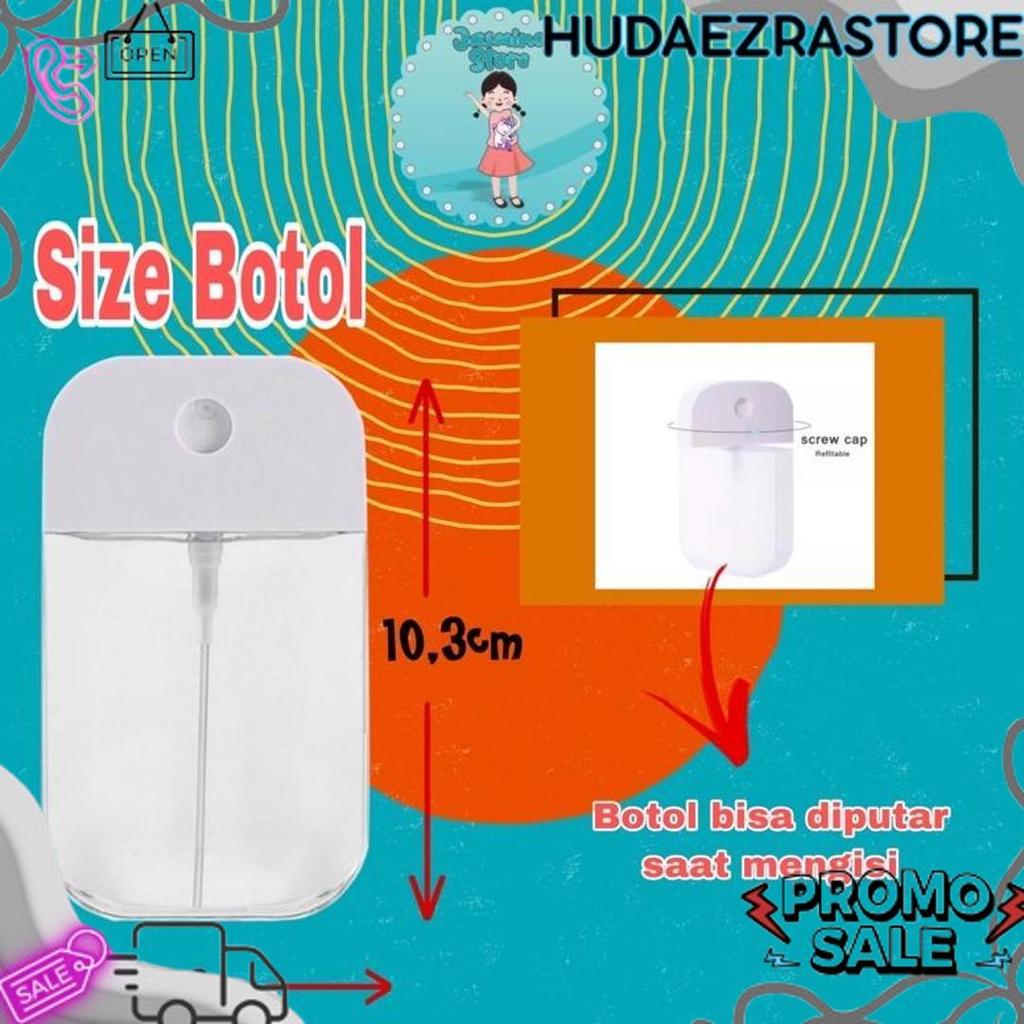 New Produk Botol Spray Gen 2 Square Gantung/Botol Spray Handsanitizer Pocket Isi Ulang Lucu/Tempat H