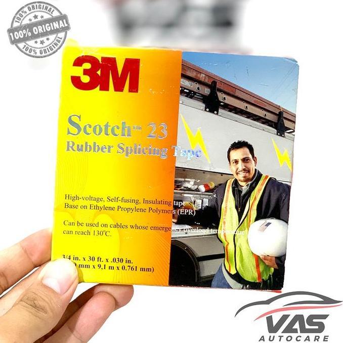 3M SCOTCH 23 ISOLASI RUBBER SPLICING TAPE SCOTCH23 ORI
