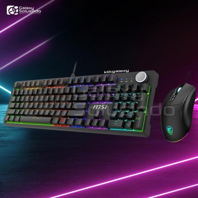 MSI FORGE GK320 Combo Gaming Keyboard Mouse