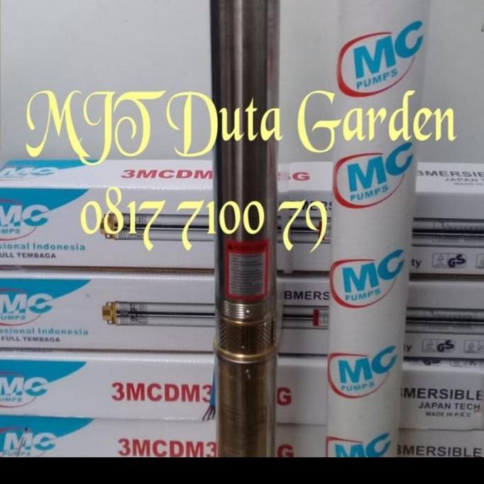 Sibel 3" 0.25Hp(1/4Hp) 180Watt Merk Nasional Mcpump Kabel 1Mtr Terbaik