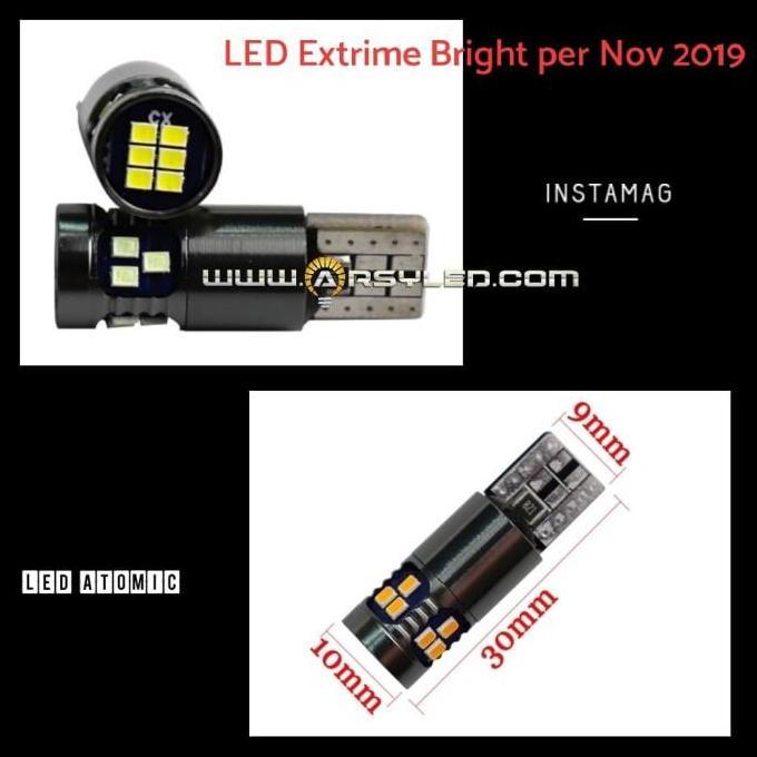 ARSYLED Mobil Paling Terang Senja T10 ATOMIC CANBUS Extrime Bright Car Lampu