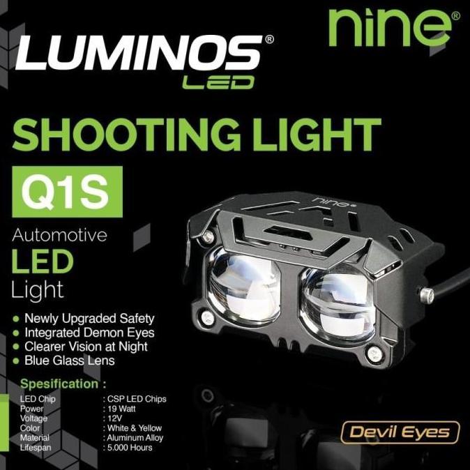 C - Lampu LED Tembak Sorot LUXIMOS Q1 Projektor Laser 3Mode 5000Lumen Grs