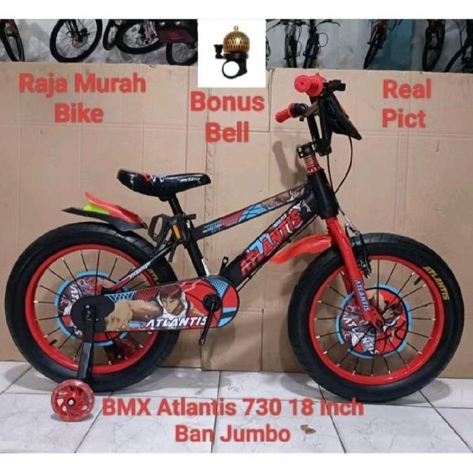 Sepeda Anak Laki Laki Bmx Atlantis 730 18 Inch Ban Jumbo Sepeda Anak Bmx Atlantis 18 Inch