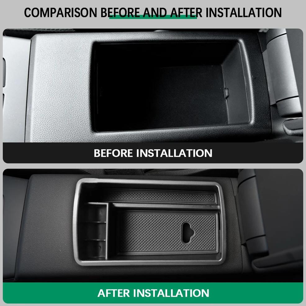 Car Armrest Storage Box For Audi A3 8V 2013-2019 Abs Car Central Console Container Organizer Stowing