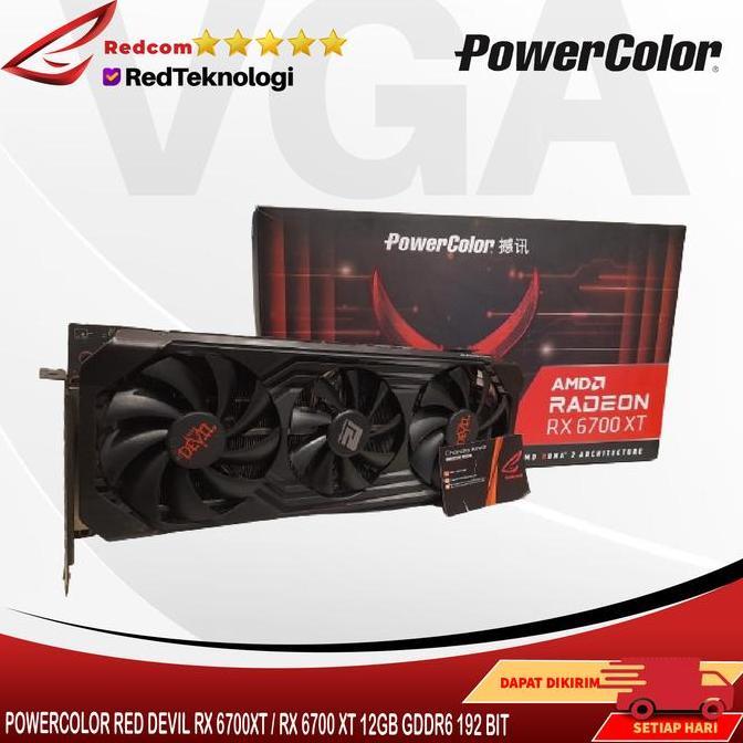 Powercolor Red Devil Rx 6700Xt / Rx 6700 Xt 12Gb Gddr6 192 Bit