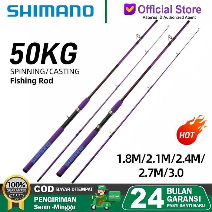 Shimano 2025 Original Japan Casting Rod Spinning Rod Mh Power Joran Pancing Ultra Light Rod Batang 5