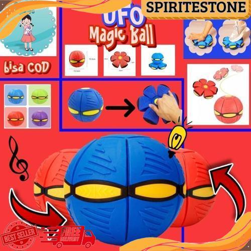 Original Bola Ufo Bola Terbang Injak Lempar Led/Bola Lampu Led Fleksibel/Magic Ball Mainan Anak Vira