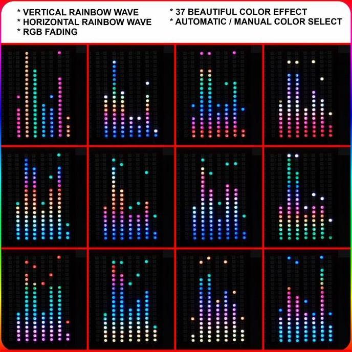New- Spectrum Analyzer Modul DMS-307 V3 7 Band Music Analyzer