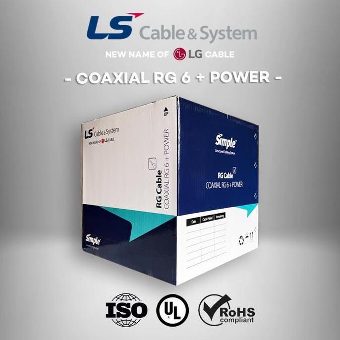 Ls Coaxial Cable Rg6 + Power