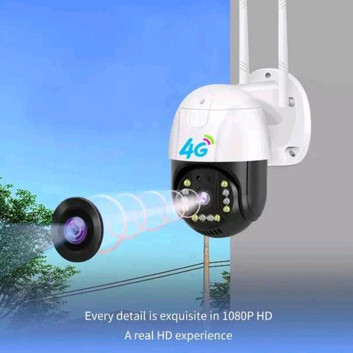 Cctv 4G Ipcam Support 4G Telkomsel Simcard Waterproof