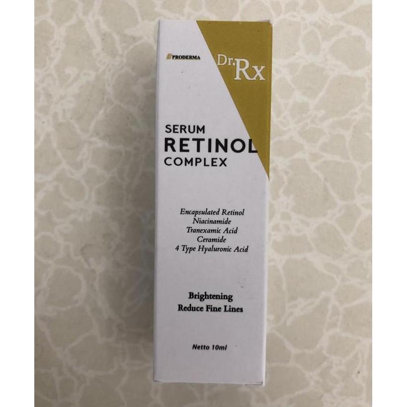 Dr Rx Serum Retinol Complex -pencerah dan mengurangi kerutan wajah- proderma SMR
