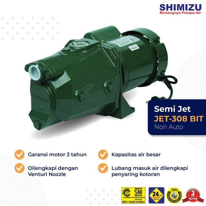 Pompa Air Semi Jet Pump Shimizu Jet 300 Bit / Jet-300 Bit Harga Khusus