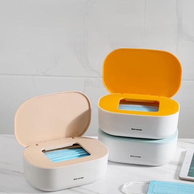 Mask Storage  Kotak Masker Duduk dan Gantung Dinding