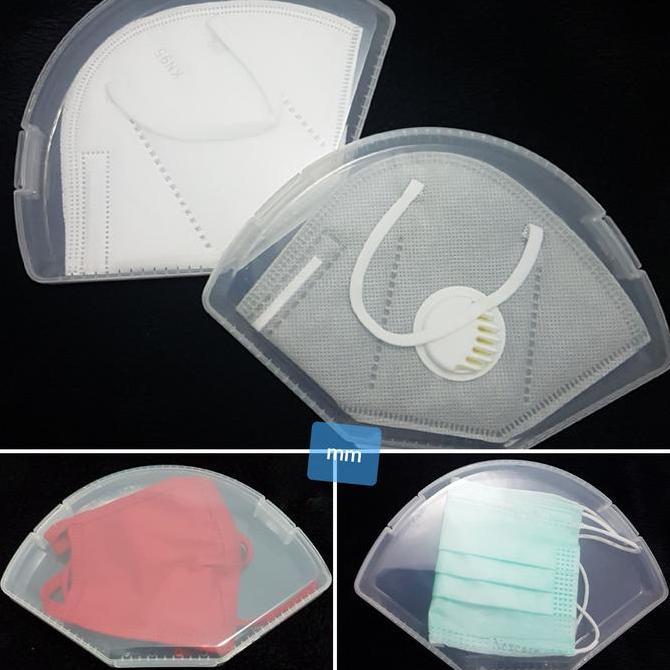 mask storage box/tempat masker/mask case untuk n95/kn95/kain/medis