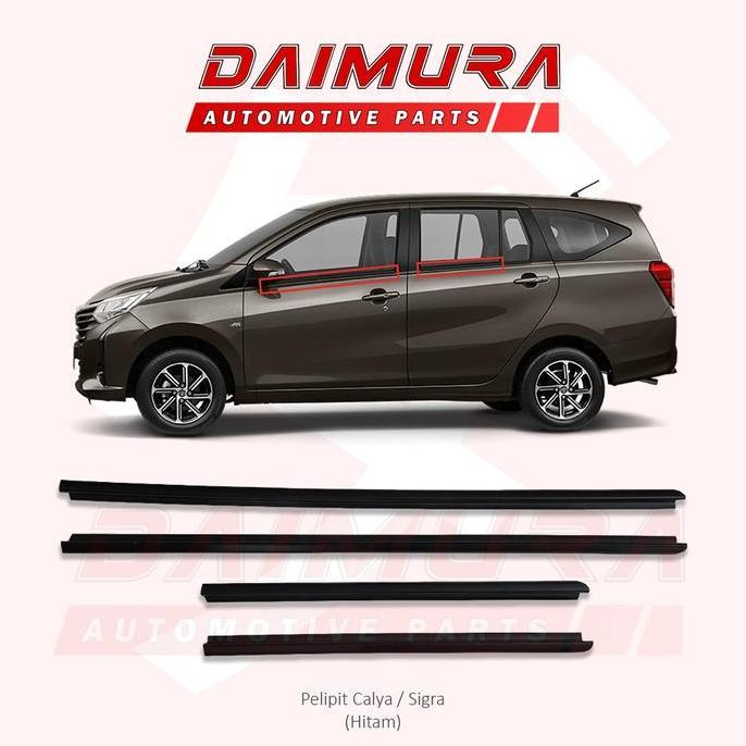 Pelipit List Lis Kaca Weather Strip Pintu Mobil Calya Sigra