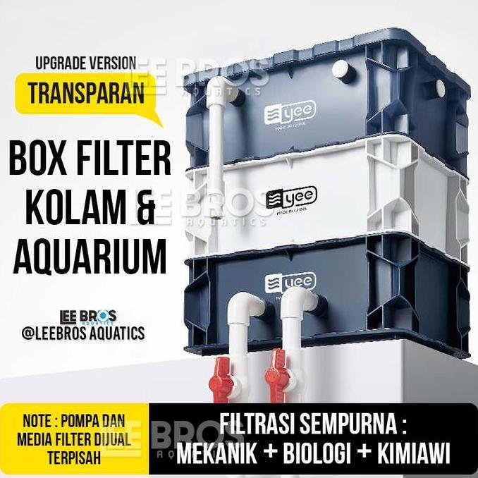 Filter Kolam Ikan Koi Hias / Ember Bio Filter Kolam / Tong Filter Kolam Ikan / Trickle Box Filter Ko