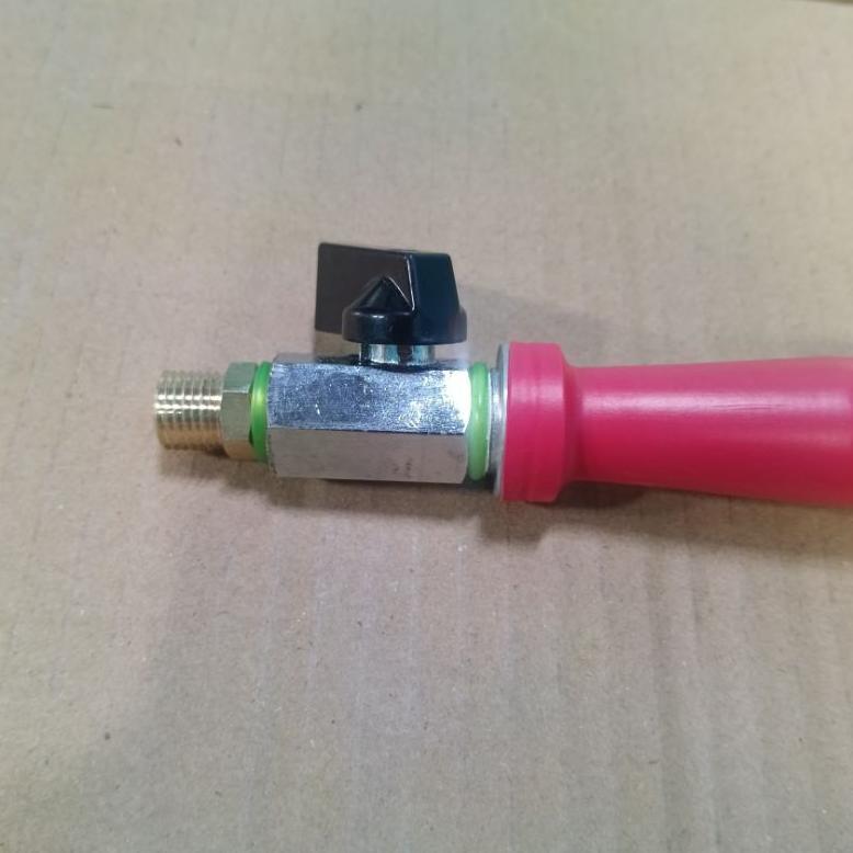 Kran jet cleaner gagang panjang nozzle bengkok