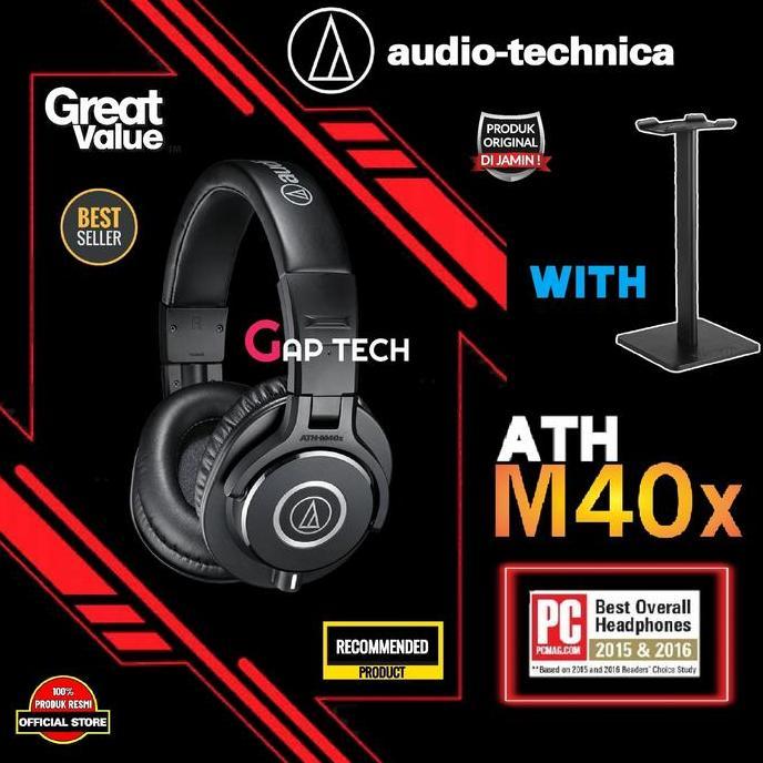 Audio Technica ATH M40X / ATH-M40X Professional Monitor Headphones