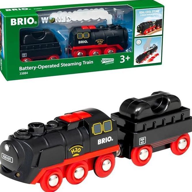 BRIO World Battery-Operated Steaming Train