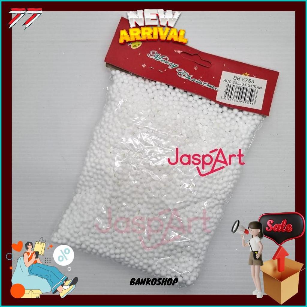 Bola Salju Mini Mainan Sterofoam Kecil Styrofoam Bulat Salju Mainan Dekorasi Pohon Gratis Ongkir