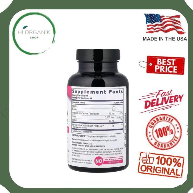 Neocell Super Collagen + Vitamin C & Biotin 180 Tablets Original