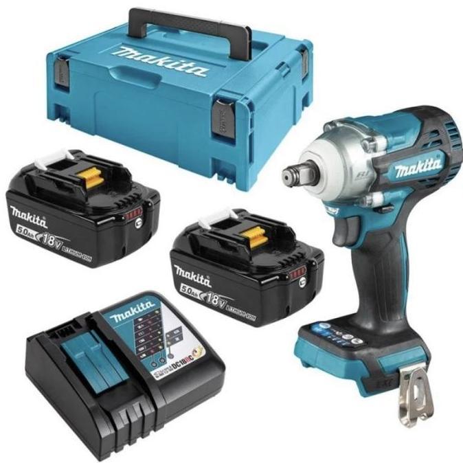 LEONHART Mesin Impact Wrench Kit Cordless Makita DTW300RTJ 18V Original