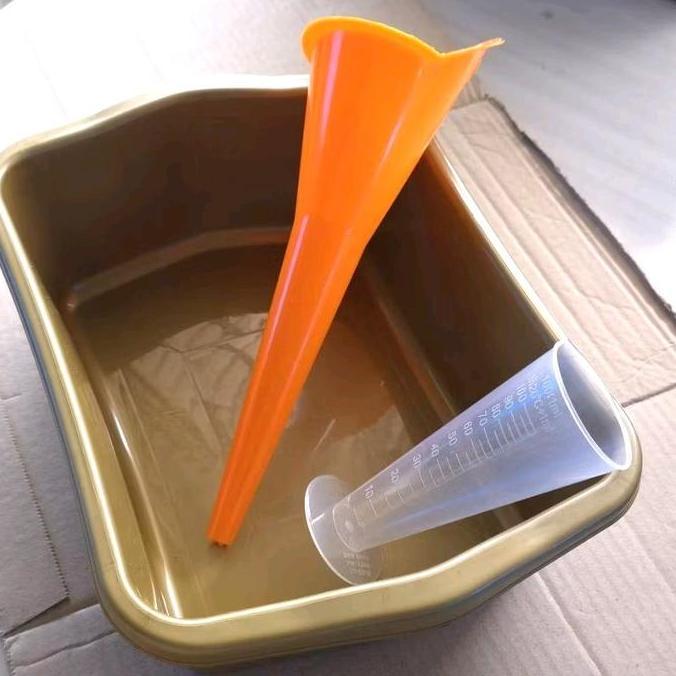 RALPH Alat Bantu Ganti Oli mesin Ganti oli Shock Motor Mobil corong oli gelas ukur bak oli