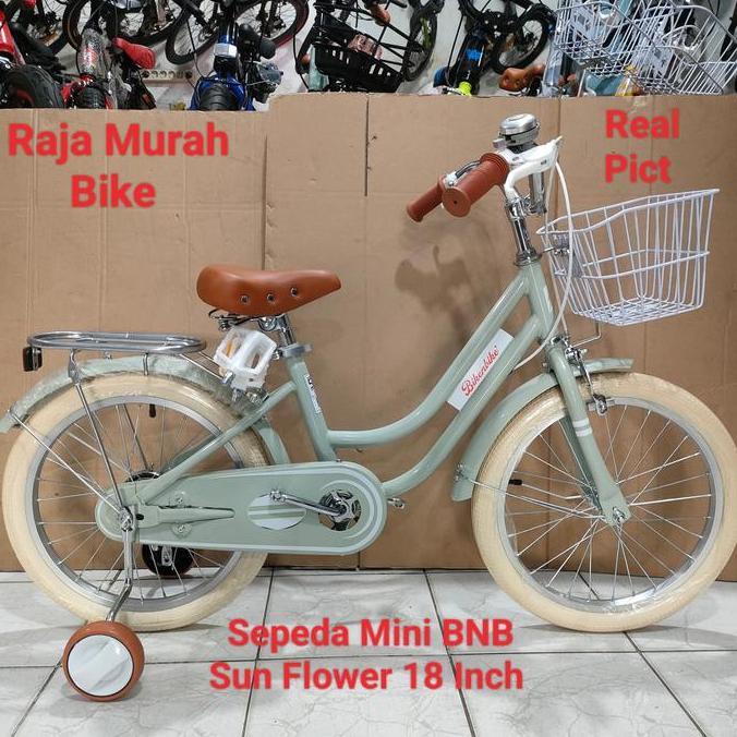 Sepeda Anak Mini 18 Inch Bnb Sun Flower Sepeda Anak Perempuan Sun Flower Bnb 18 Inch