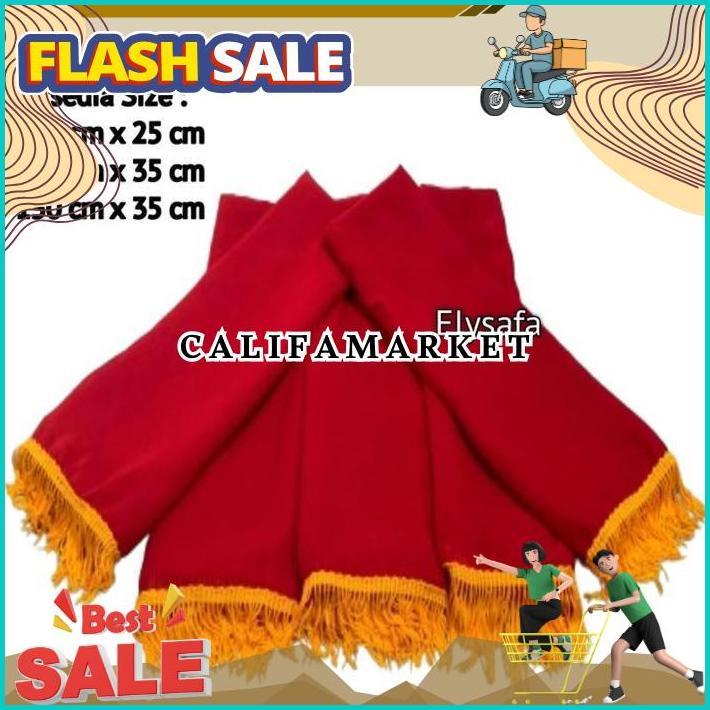 Selendang/sampur Tari Gandrung warna Merah PROMO