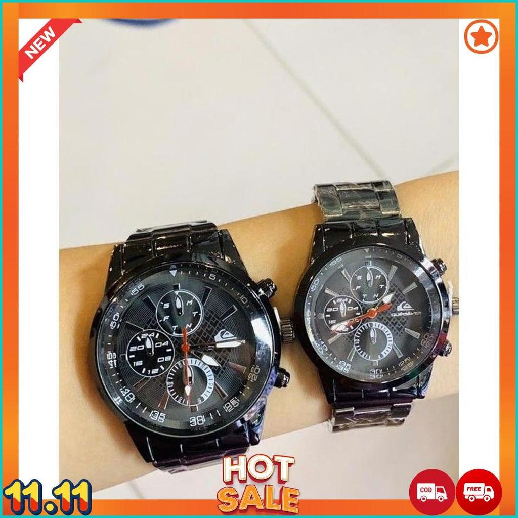 JAM TANGAN PASANGAN QUIKSILVER CHRONO OFF (HRG SUDAH COUPLE) COD