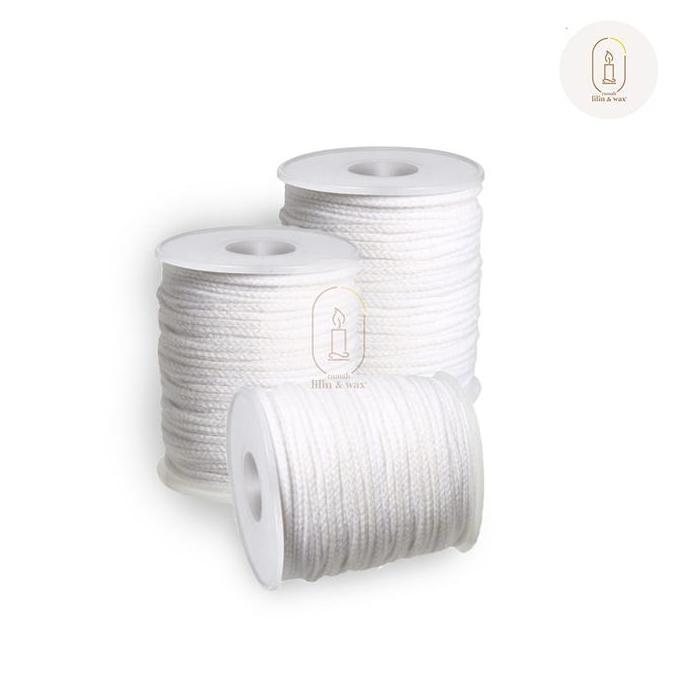 Roll Sumbu Lilin Katun Rol Cotton Wick Roll - Gulungan Sumbu Lilin