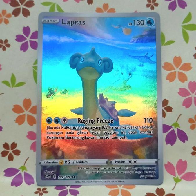 lapras AR s12a | 177/172 pokemon tcg indonesia TERBARU