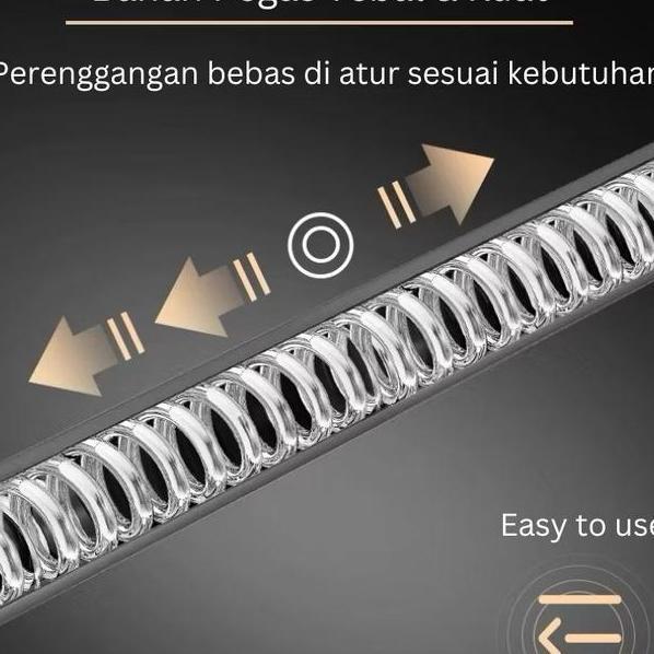 CEO TIANG GANTUNGAN PAKAIAN TIANG GORDEN TIANG SERBAGUNA TELESKOPIK STAINLESS STEEL TIANG GANTUNGAN 