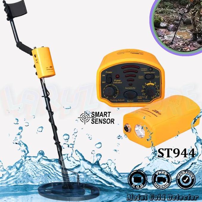 Metal Gold Detector Digital ST 944 Alat Detektor 1.8 Meter Pendeteksi Emas Besi Logam Bawah Tanah An