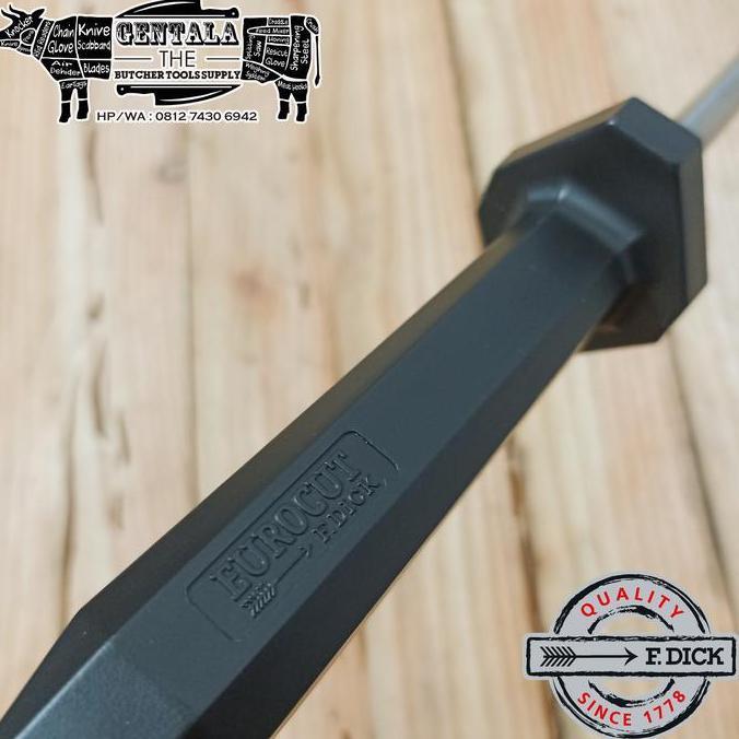 New- Asahan F. Dick Eurocut Sharpening Steel Fine Cut Oval 30cm