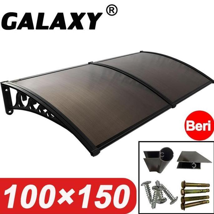 Canopy Atap Kanopi atap Atap Transparan Gelap Transparan 100x150/60*300/60*200/60*100cm Plastik Pvc 
