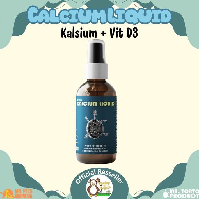 Reptil Calsium Liquid/Calsium Cair /Kalsium Reptile/Calsium Kalsium Kura