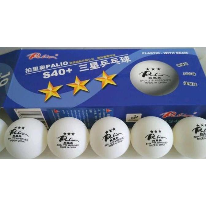 Bola Pingpong Palio 3Star S40+ Isi 10