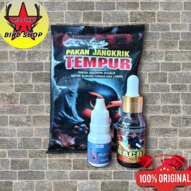 Paket Vitamin Burung Bacot Fighter Ib Vit Pakan Jangkrik Tempur